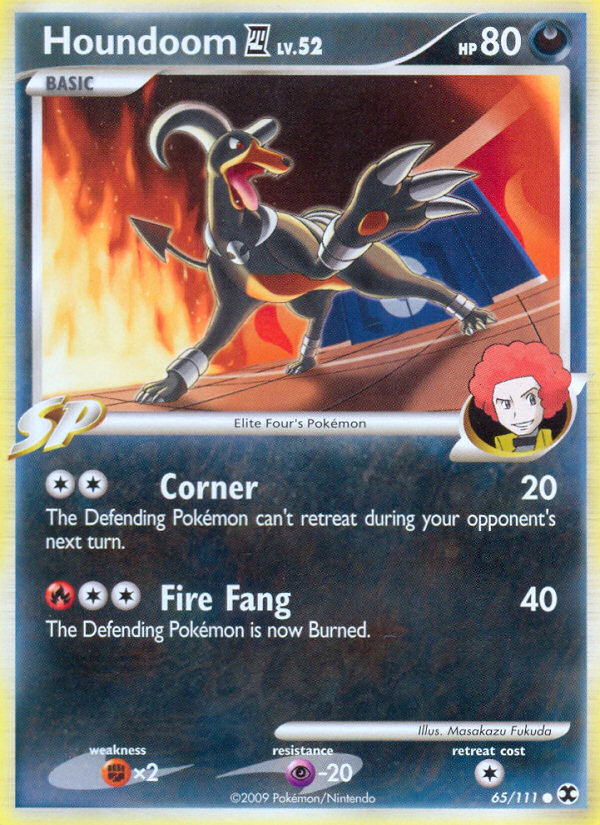 Houndoom 4 (065/111) Reverse Holo card image