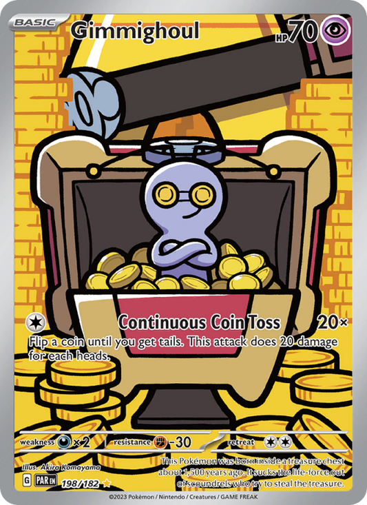 Gimmighoul (198/182) Holographic card image