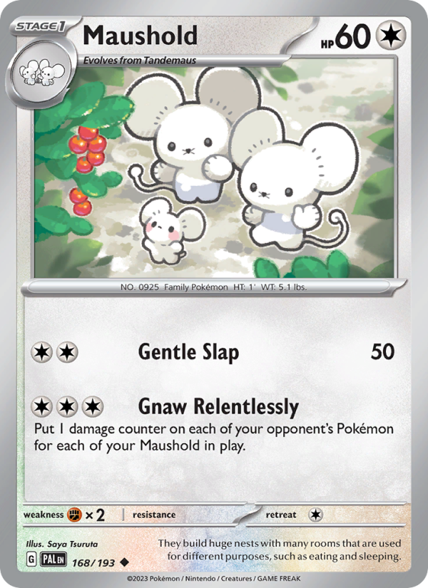 Maushold (168/193) Reverse Holo card image