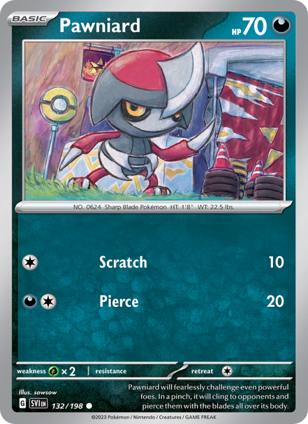 Pawniard (132/198) Reverse Holo card image