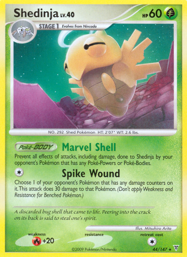 Shedinja (044/147) Reverse Holo card image