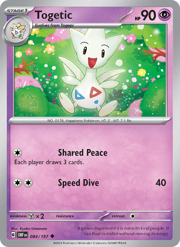Togetic (084/197) Reverse Holo card image
