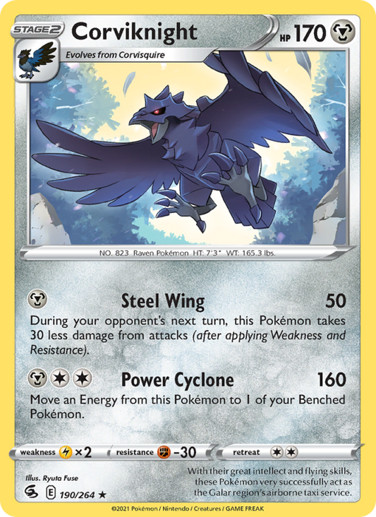 Corviknight (190/264) Reverse Holo card image