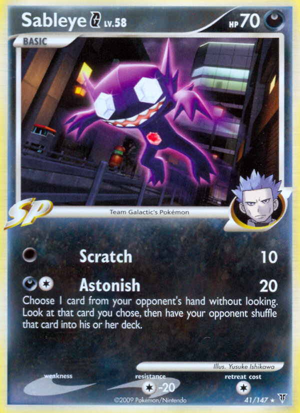 Sableye G (041/147) Reverse Holo card image