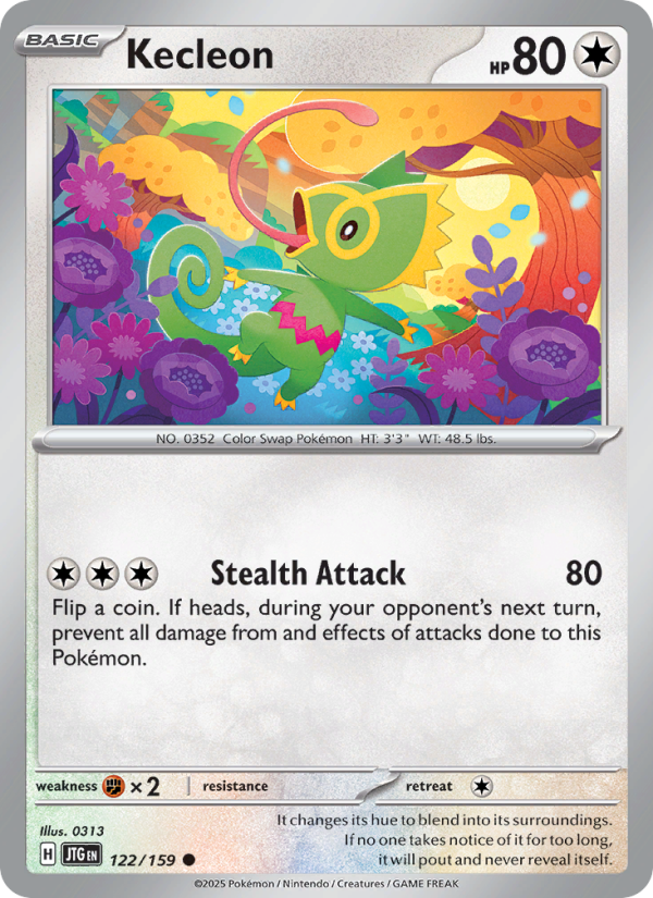 Kecleon (122/159) Reverse Holo card image