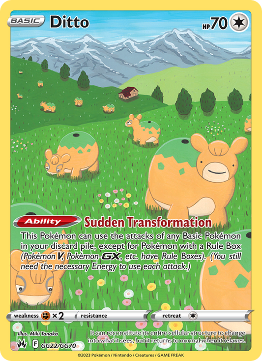 Ditto (GG22/159) Holographic card image