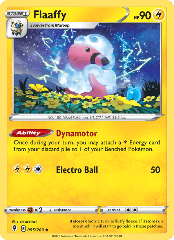 Flaaffy (055/203) Reverse Holo card image