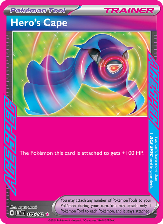 Hero's Cape (152/162) Holographic card image