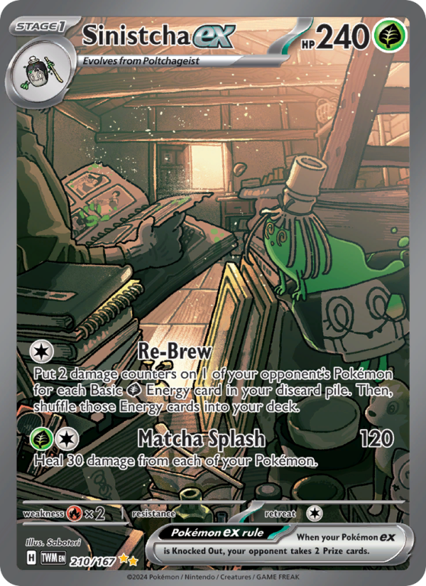 Sinistcha ex (210/167) Holographic card image