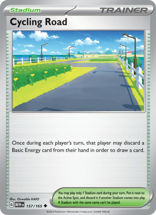 Cycling Road (157/165) Reverse Holo card image