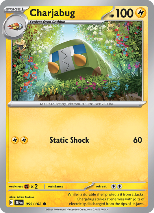 Charjabug (055/162) Reverse Holo card image