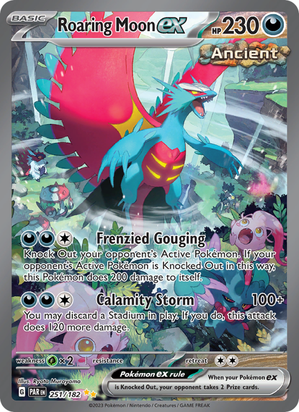Roaring Moon ex (251/182) Holographic card image