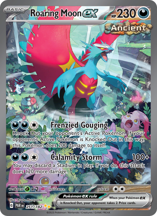 Roaring Moon ex (251/182) Holographic card image