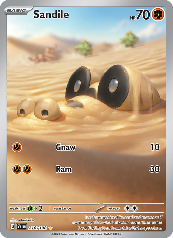 Sandile (216/198) Holographic card image