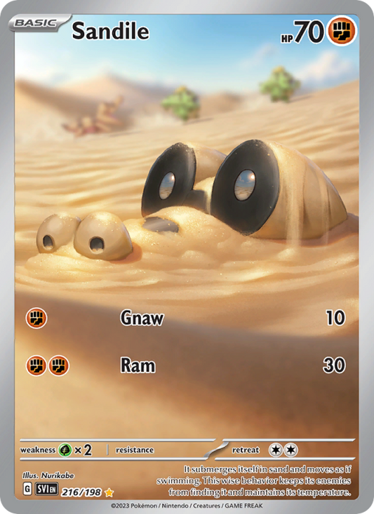 Sandile (216/198) Holographic card image