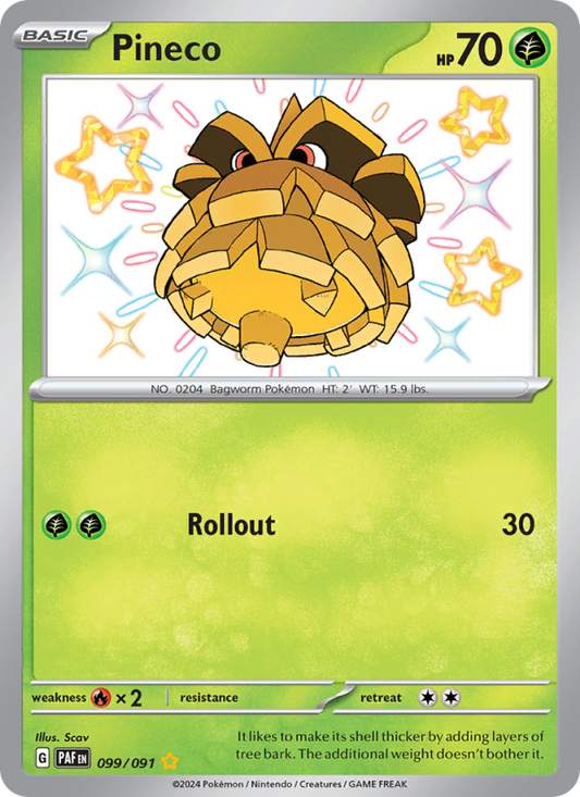 Pineco (099/91) Holographic card image