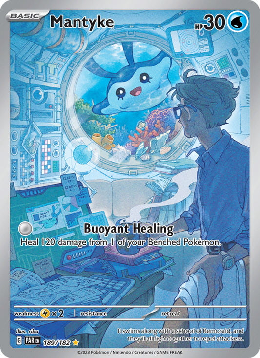 Mantyke (189/182) Holographic card image