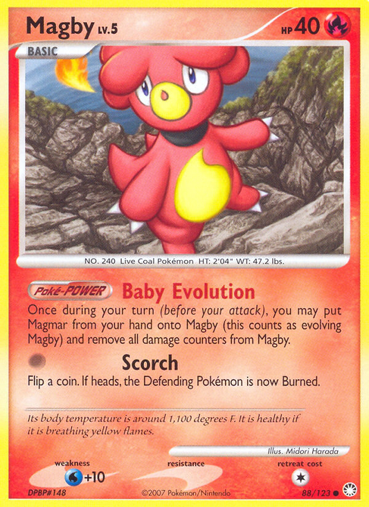 Magby (088/122) Reverse Holo card image