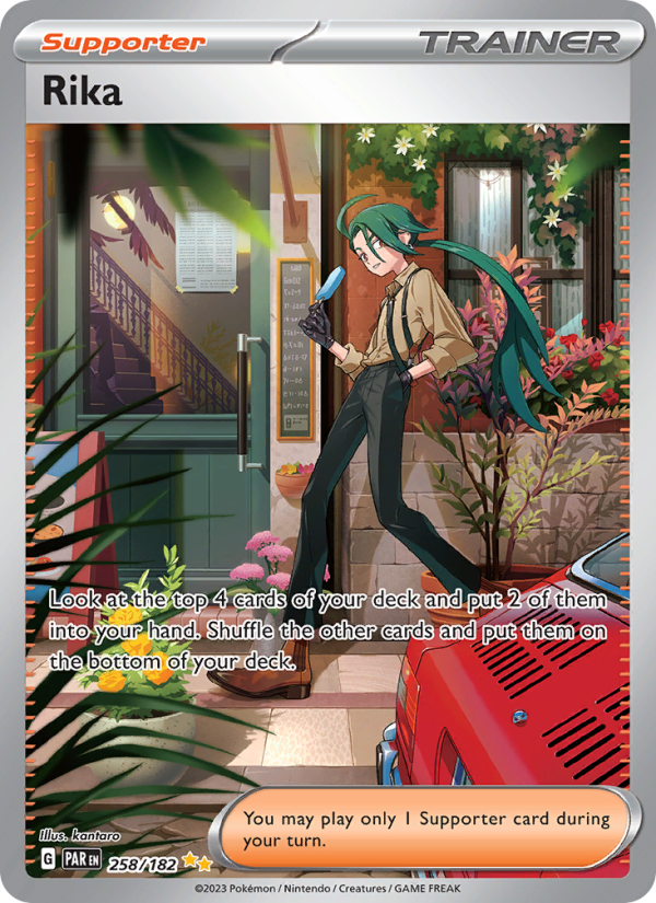 Rika (258/182) Holographic card image