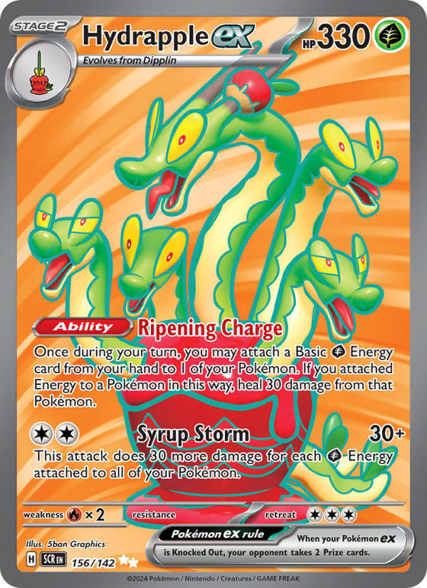 Hydrapple ex (156/142) Holographic card image