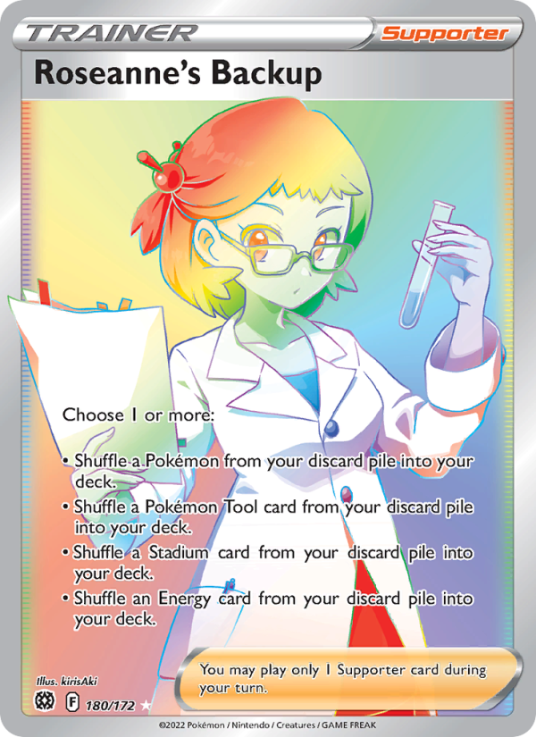 Roseanne's Backup (180/172) Holographic card image