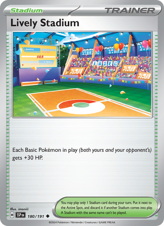 Lively Stadium (180/191) Reverse Holo card image