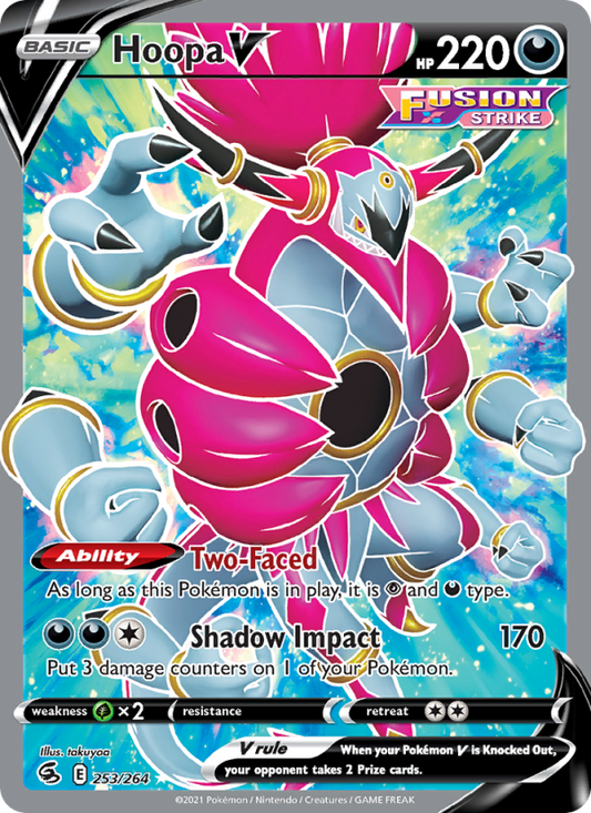 Hoopa V (253/264) Holographic card image