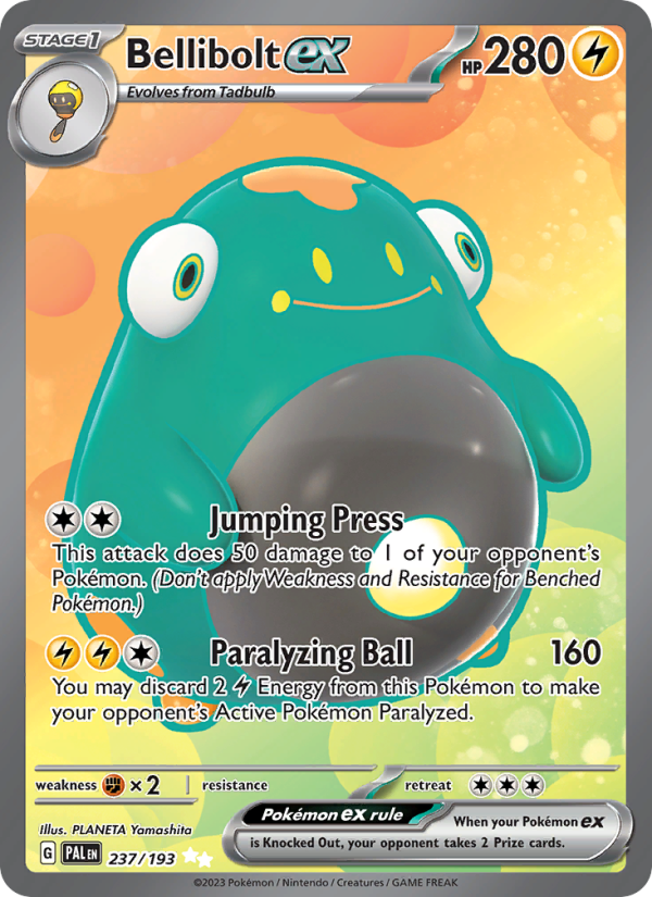 Bellibolt ex (237/193) Holographic card image