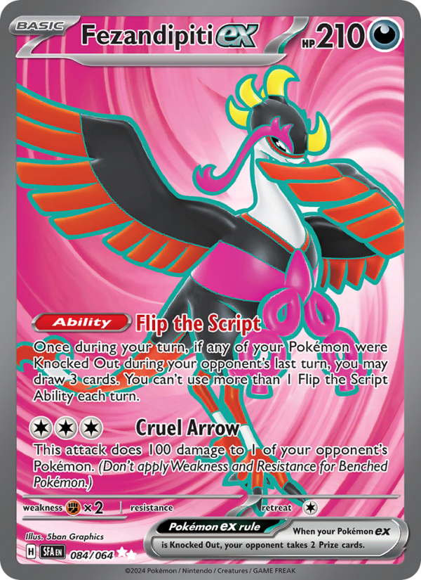 Fezandipiti ex (084/64) Holographic card image