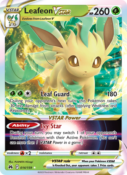 Leafeon VSTAR (014/159) Holographic card image