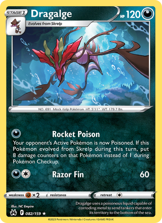 Dragalge (082/159) Reverse Holo card image