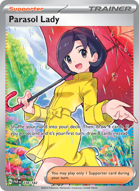 Parasol Lady (238/182) Holographic card image