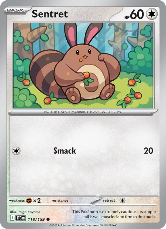 Sentret (118/159) Reverse Holo card image