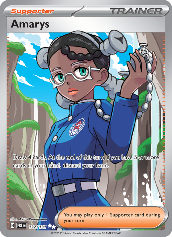 Amarys (132/131) Reverse Holo card image