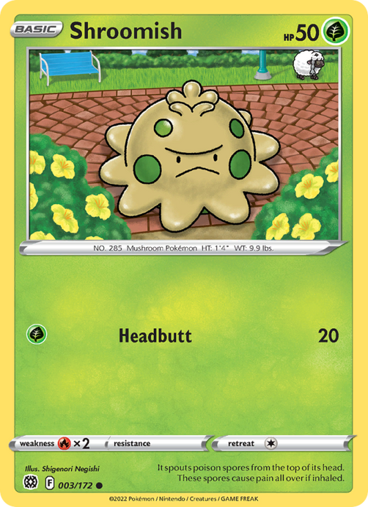 Shroomish (003/172) Reverse Holo card image