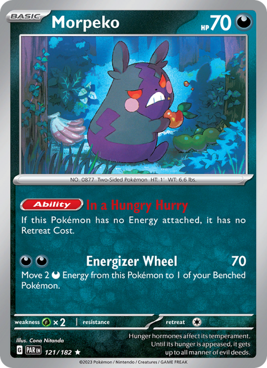 Morpeko (121/182) Holographic card image