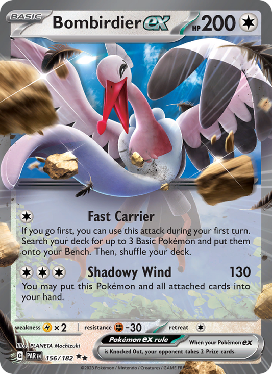 Bombirdier ex (156/182) Holographic card image