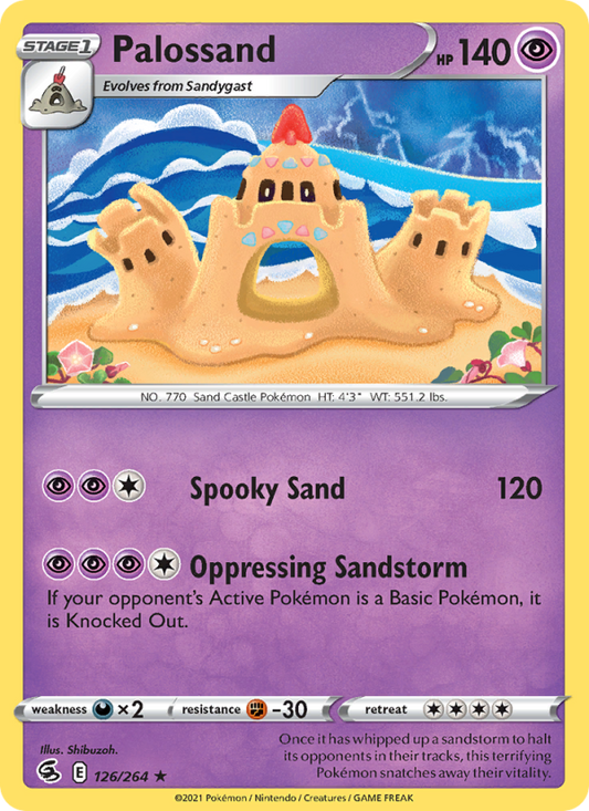 Palossand (126/264) Reverse Holo card image
