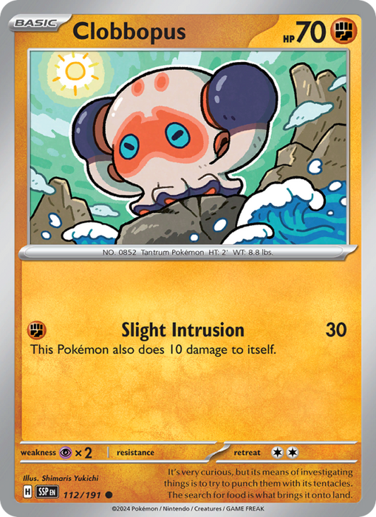 Clobbopus (112/191) Reverse Holo card image
