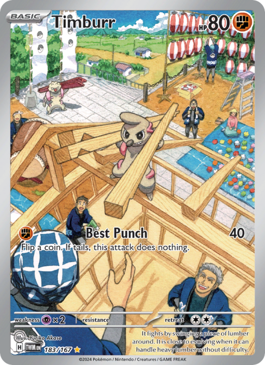 Timburr (183/167) Holographic card image