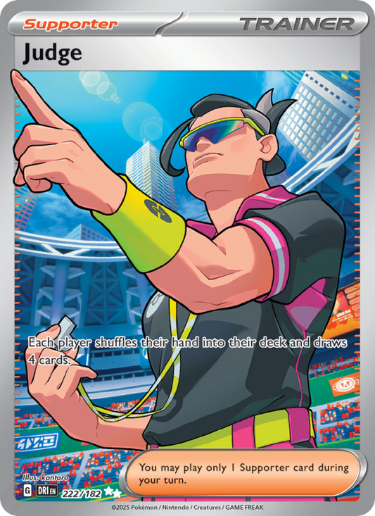 Judge (222/182) Reverse Holo card image
