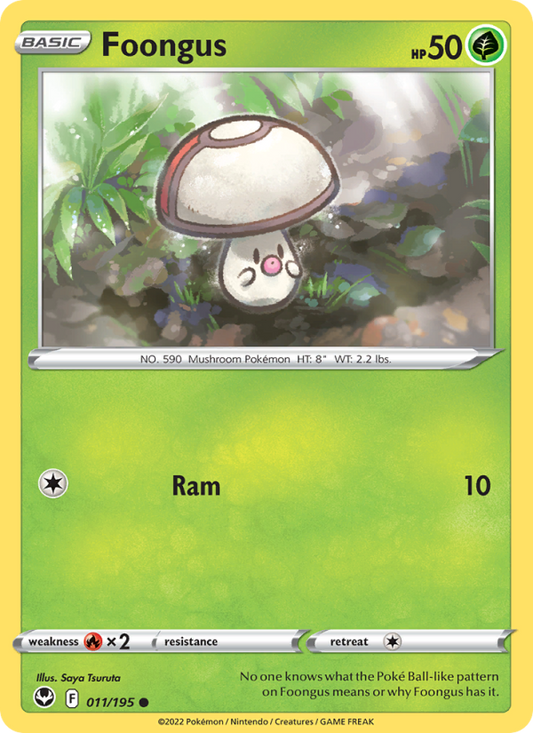 Foongus (011/195) Reverse Holo card image