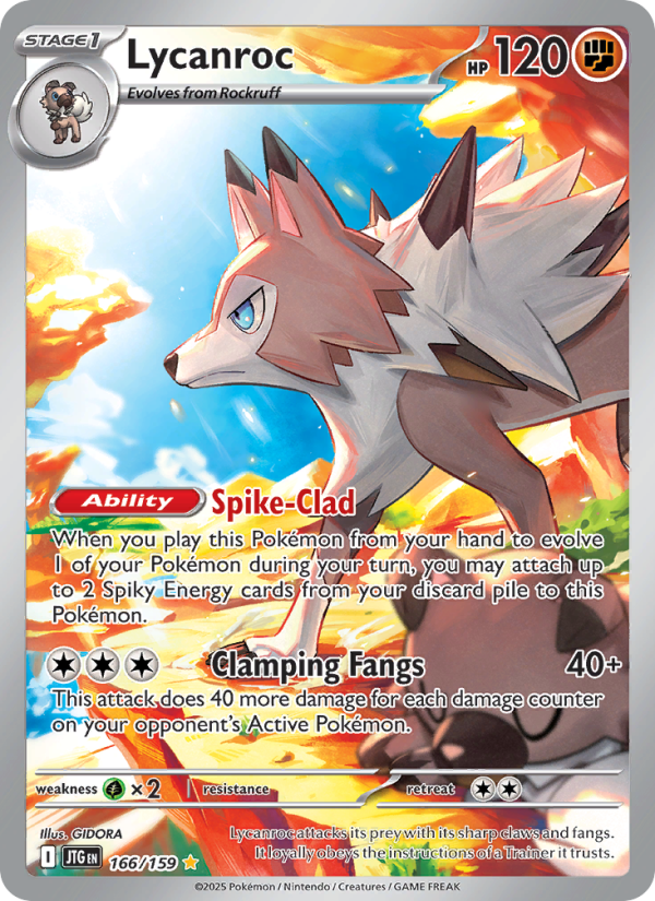 Lycanroc (166/159) Reverse Holo card image