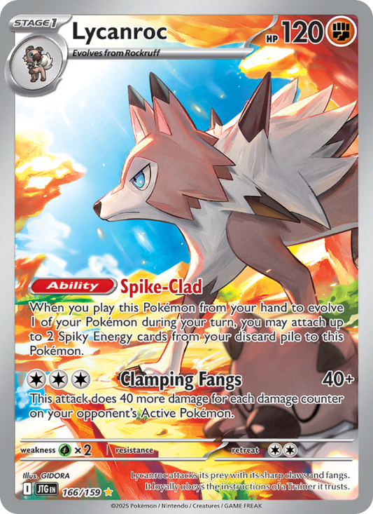 Lycanroc (166/159) Reverse Holo card image