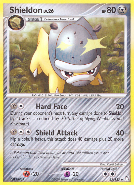 Shieldon (063/122) Reverse Holo card image