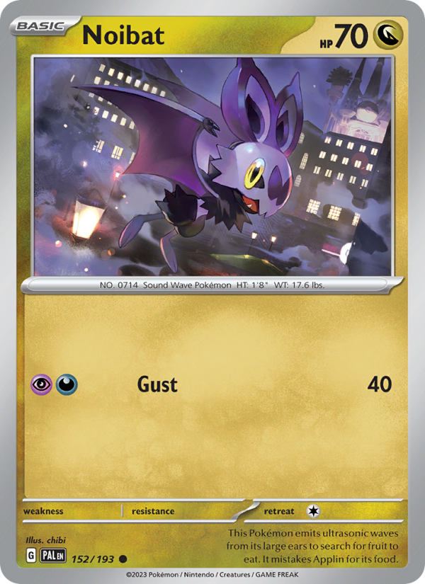 Noibat (152/193) Reverse Holo card image