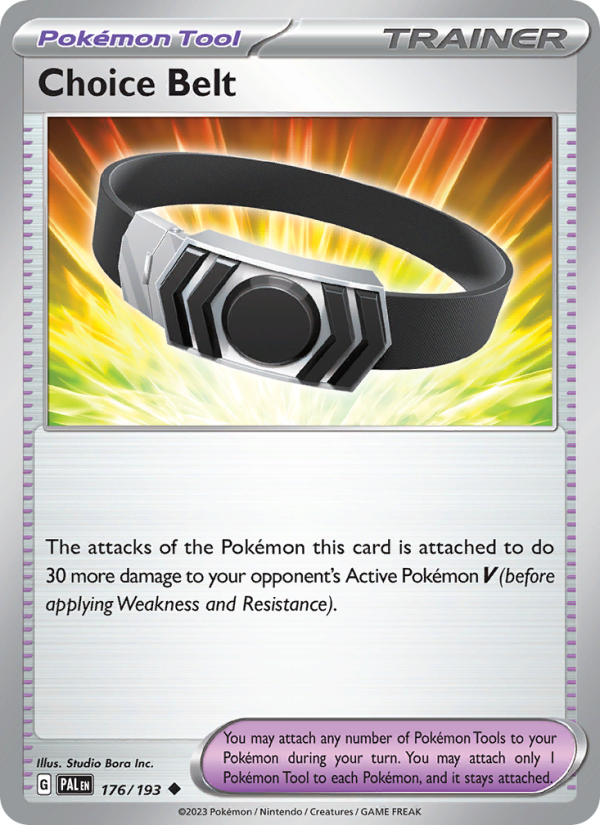 Choice Belt (176/193) Reverse Holo card image