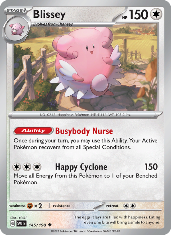 Blissey (145/198) Reverse Holo card image
