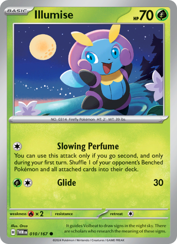Illumise (010/167) Reverse Holo card image