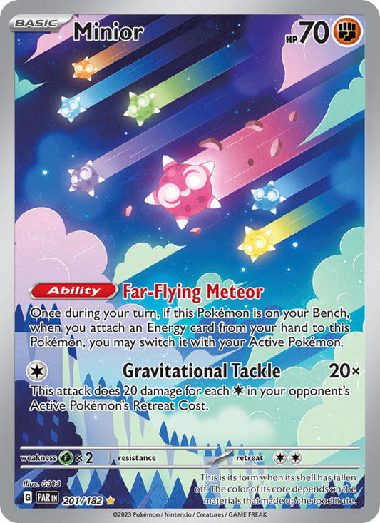 Minior (201/182) Holographic card image